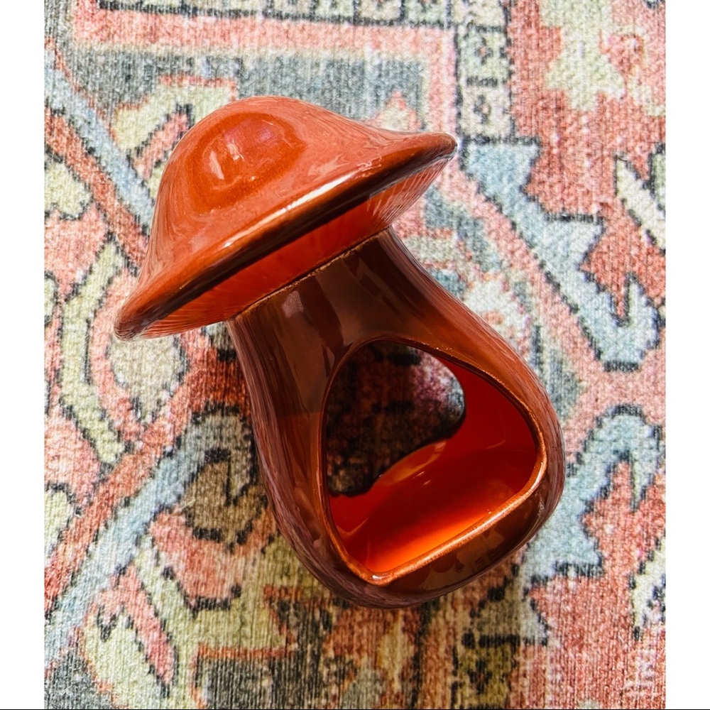 Ceramic Mushroom Candle Holder